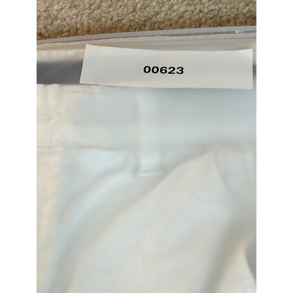 Crown Ivy Motion Flex Kids White Cotton Blend Chino Shorts Size 33 - Picture 8 of 8